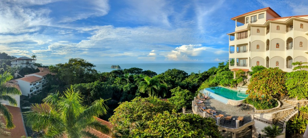 Panoramic view of Hotel Parador
